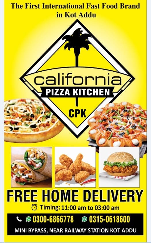 California Pizza kitchen kot Addu